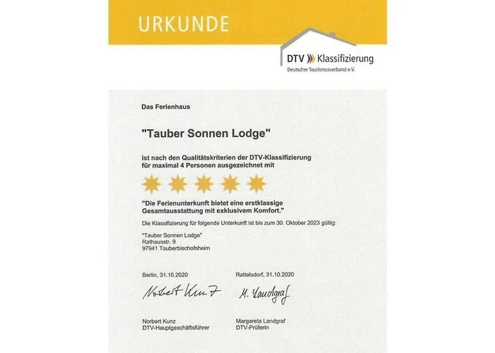 度假居 Welcoming Near 陶博比斯霍夫斯海姆